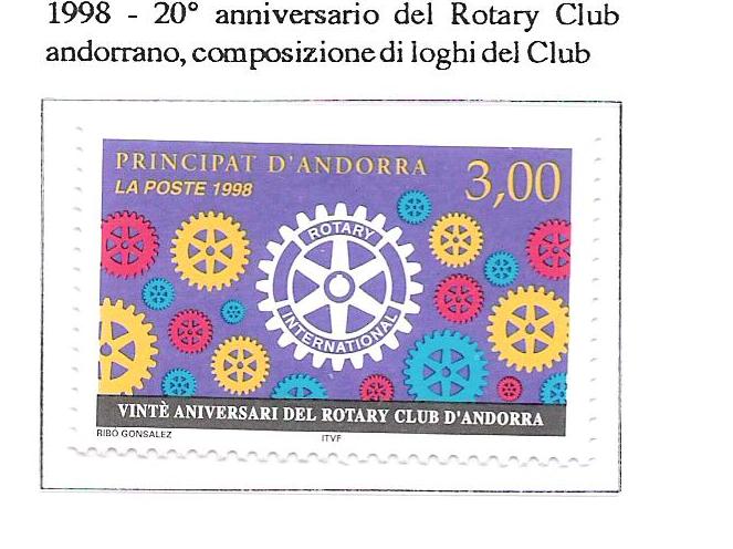 20 anniversario dek Rotary club d'Andorra