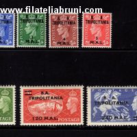 Francobolli di Gran Bretagne del 1951 soprastampati