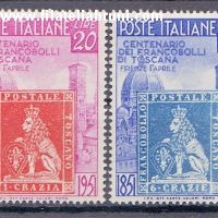 Toscana centenary of Tuscany's first stamps