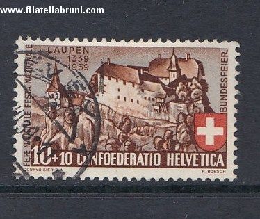 1939 Svizzera Schweiz Helvetia Pro Patria usati used 