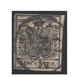 Stemma austro ungarico in scudo 10 c