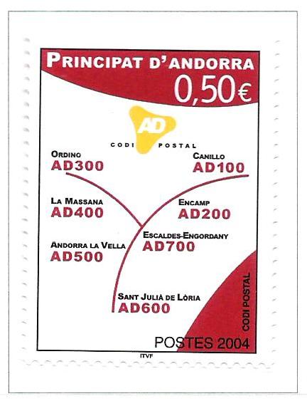 Introduzione del codice postale ad Andorra