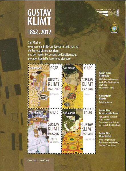 Gustav Klimt 150° anniversario della nascita 