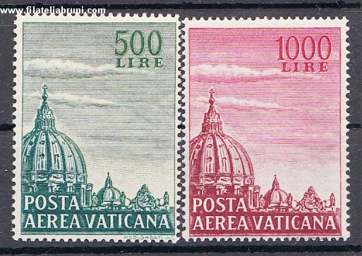1958 Vaticano Vatikanstaat cupola di San Pietro
