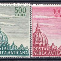 1958 Vaticano Vatikanstaat cupola di San Pietro