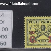 1931 Vaticano Vatikanstaat Giallino