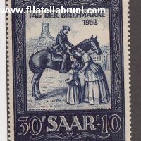 Giornata del francobollo portalettere a cavallo