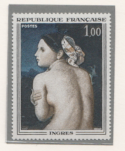 Arte di Francia J.A.D.Ingres la bagnante