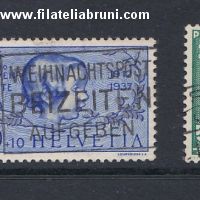 1937  Svizzera Schwweiz Helvetia Pro Juventute foglietto 