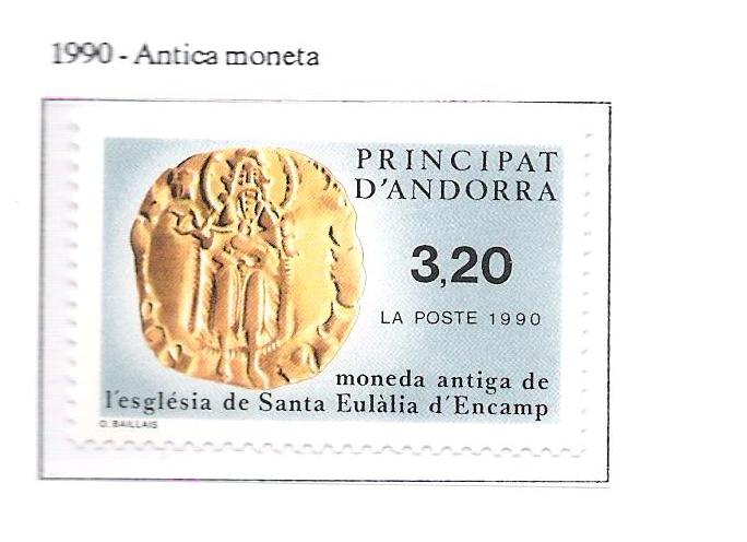 Moneta proveniente dalla chiesa di Sant Eulalla D'Encamp
