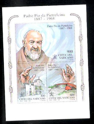 Padre Pio da Pietralcina foglietto