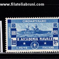 Accademia Navale di Livorno royal naval academy at Livorno nuovi gomma integra mnh lire 1.25