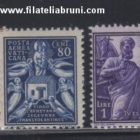 1938 Vaticano Vatikanstaat posta aerea soggetti vari