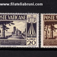 1954 Vaticano Vatikanstaat San Francesco di Assisi