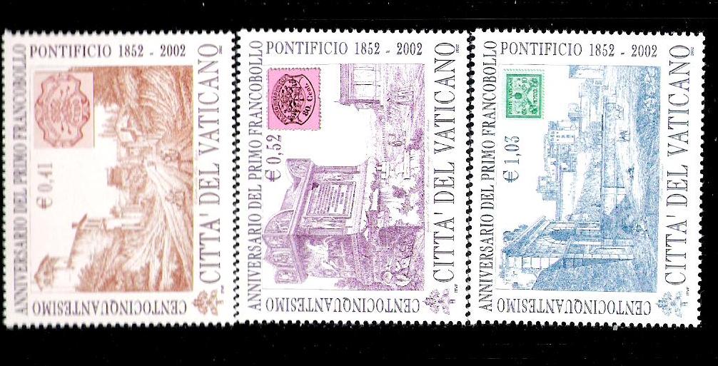 150° anniversario del primo francobollo dello Stato Pontificio
