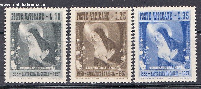 1955 Vaticano Vatikanstaat Santa Rita da Cascia