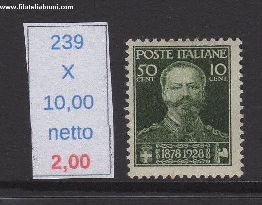 50° anniversario della morte di Vittorio Emanuele II