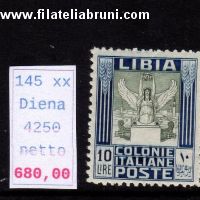 Serie pittorica lire 10 dentellato 11