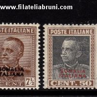 Effige Vittorio Emanuele III 3 valori