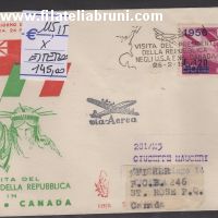 posta aerea visita Gronchi  in Usa e Canada