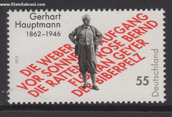 150à anniversario della nascita di Gerhart Hauptmann