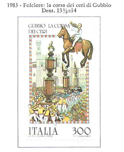 Folclore corsa dei ceri Gubbio 1649