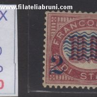 francobolli di servizio soprastampati c 2 su 10 lire