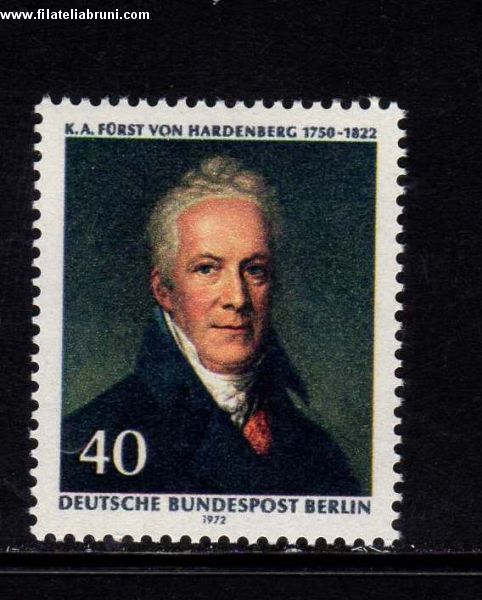 150 anniversario della orte del principe K.A von Hardenberg 