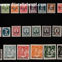 francobolli di Baviera soprastamapati