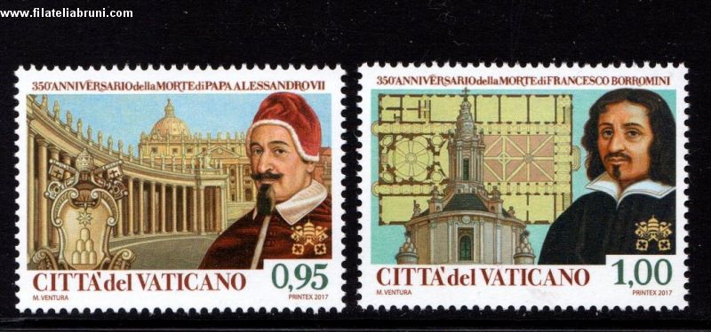 350 anniversario della morte di Papa Alessandro VII e Borromini 