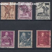 1941 Svizzera Schweiz Helvetia soggetti storici usati used