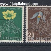 1949 Svizzera Suisse Helvetia pro juventute 1949 usato used