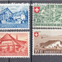 Pro patria 1945 tessitori di seta e case svizzere